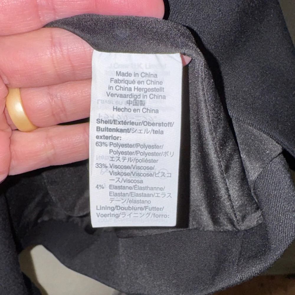 Womens‎ J. Crew Classic Black Blazer size 22